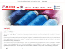 Tablet Screenshot of firmafaro.com
